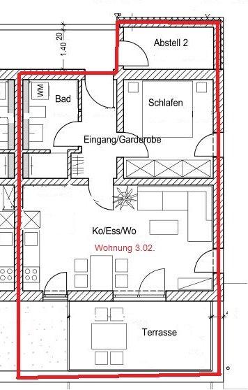 Dachgeschoßwohnung Ergoldsbach Langenhettenbach - 2 Zimmer, 55 m&sup2;, 662&euro; | Angebot:26045172