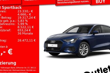 Audi A3 34.392 km 23.330 &euro; Senden 89250