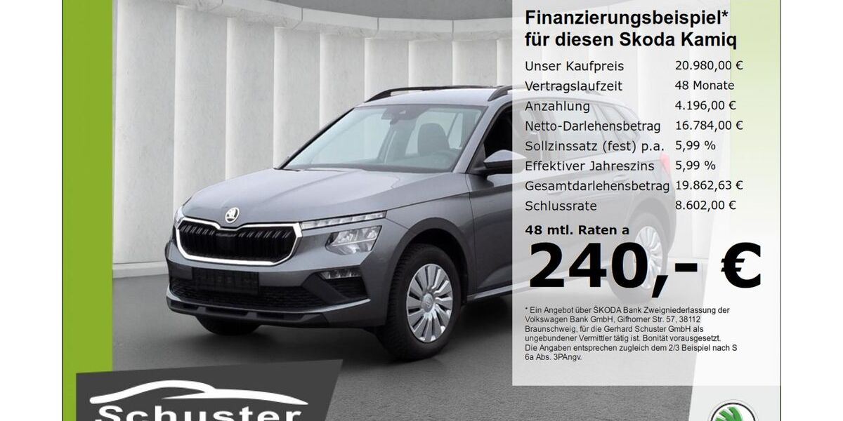 Skoda Kamiq 21.863 km 20.980 &euro; Ruhstorf 94099