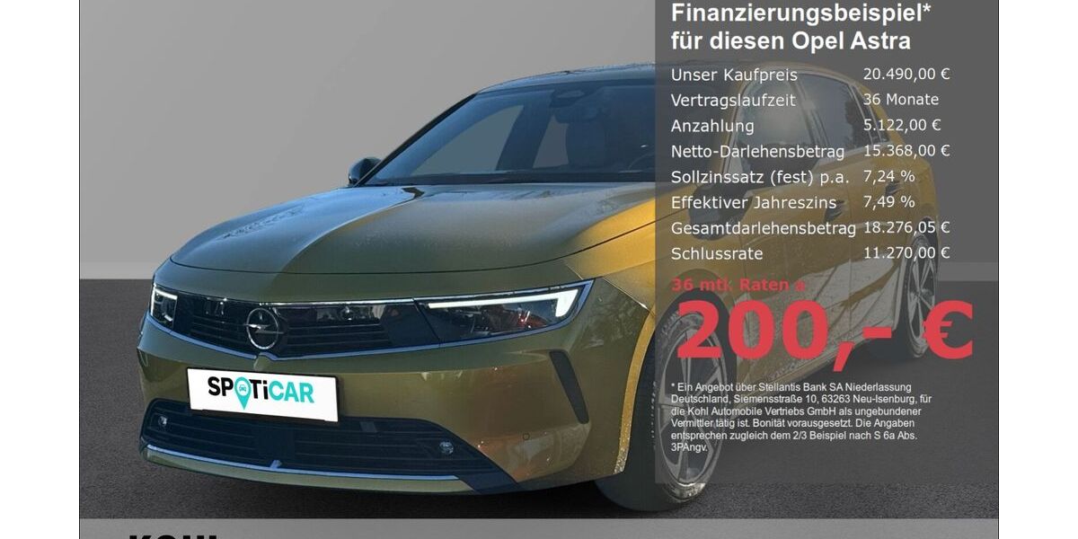 Opel Astra 32.500 km 19.690 &euro; Aachen 52078