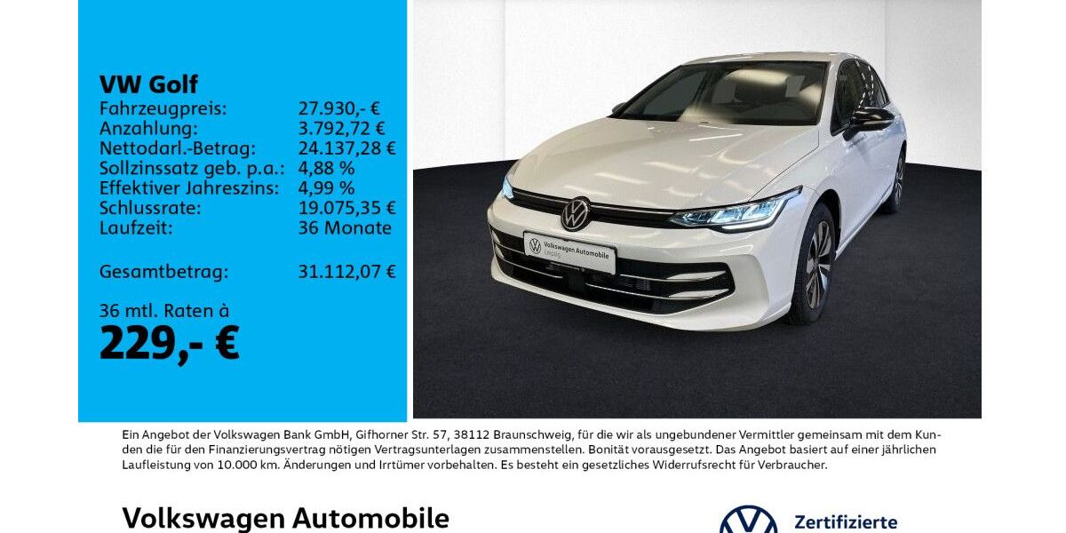 VW Golf 4.300 km 27.930 &euro; Leipzig 04178