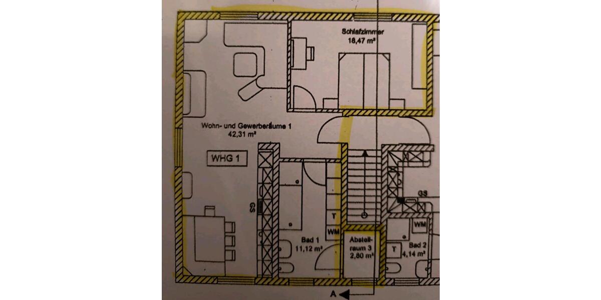 ab 01.04.2026 Loftartige 2-Zimmer-Wohnung mit Einbauküche 2 zimmer