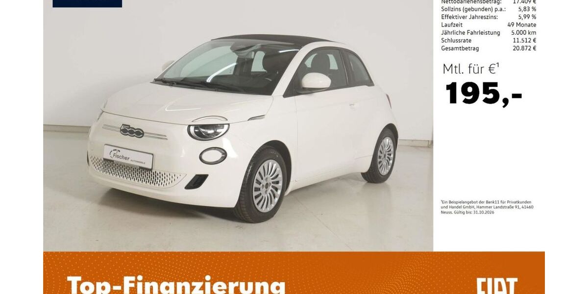 Fiat 500e 18.660 km 18.480 &euro; Pilsach 92367