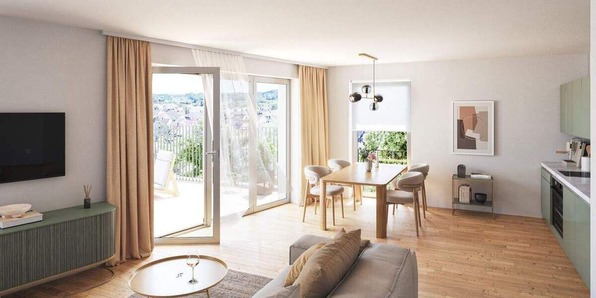 Etagenwohnung Stutensee Blankenloch - 2 Zimmer, 52 m&sup2;, 287.500&euro; | Angebot:24436269