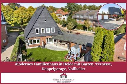 Modernes Familienhaus in Heide mit Garten, Terrasse, Doppelgarage & Vollkeller 6 zimmer