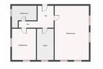 Etagenwohnung Neubrandenburg Jahnviertel - 2 Zimmer, 57 m&sup2;, 145.000&euro; | Angebot:26806855