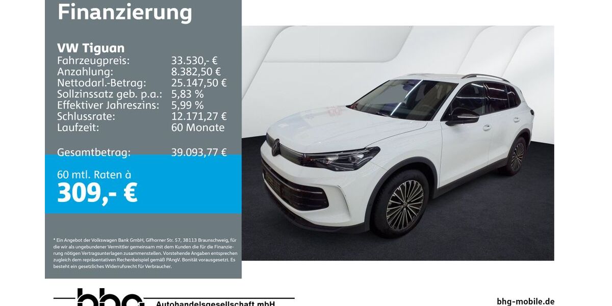 VW Tiguan 18.227 km 33.530 &euro; Albstadt 72458