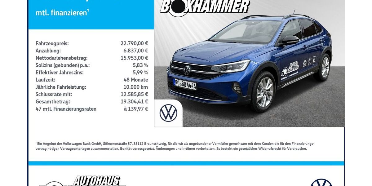 VW Taigo 18.990 km 22.790 &euro; Bad Aibling 83043