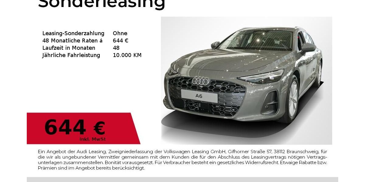 Audi A6 3.500 km 56.890 &euro; Nürnberg 90411