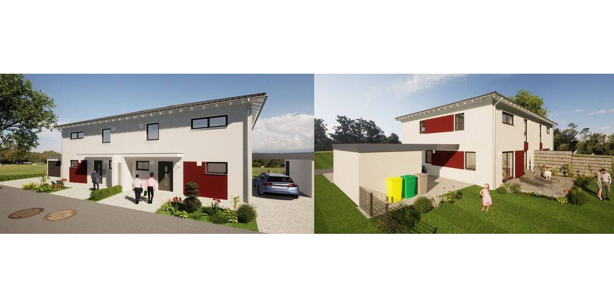 Doppelhaushälfte Rödental Waldsachsen - 4 Zimmer, 142 m&sup2;, 563.700&euro; | Angebot:26658393