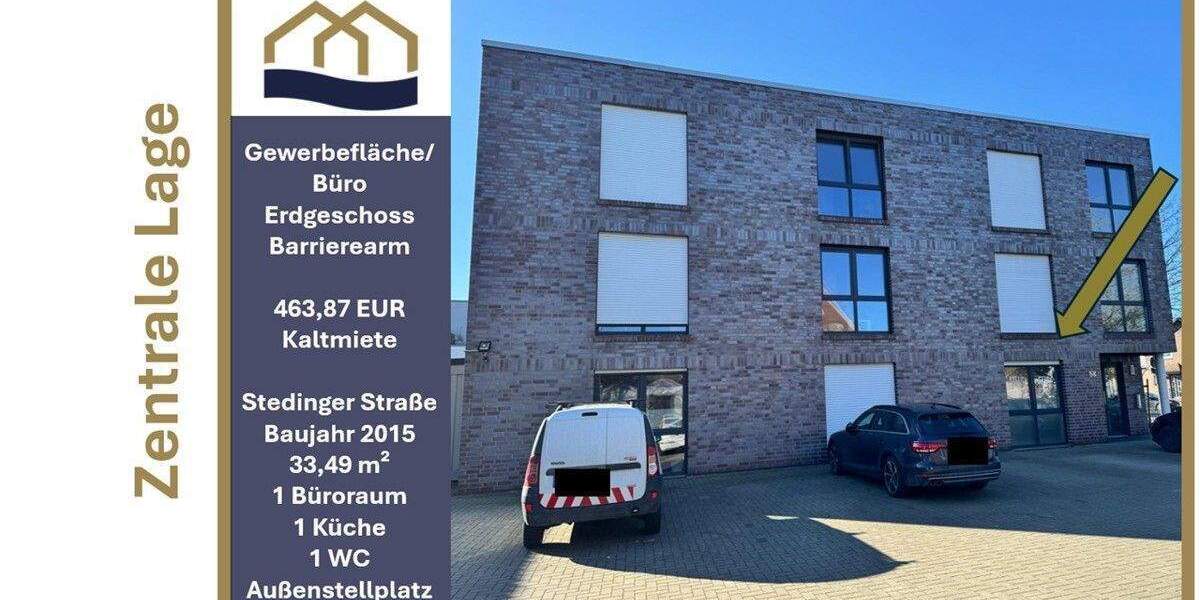 Gewerbeobjekt Oldenburg / Osternburg Osternburg - 1 Zimmer, 33 m&sup2;, 129.000&euro; | Angebot:25604216