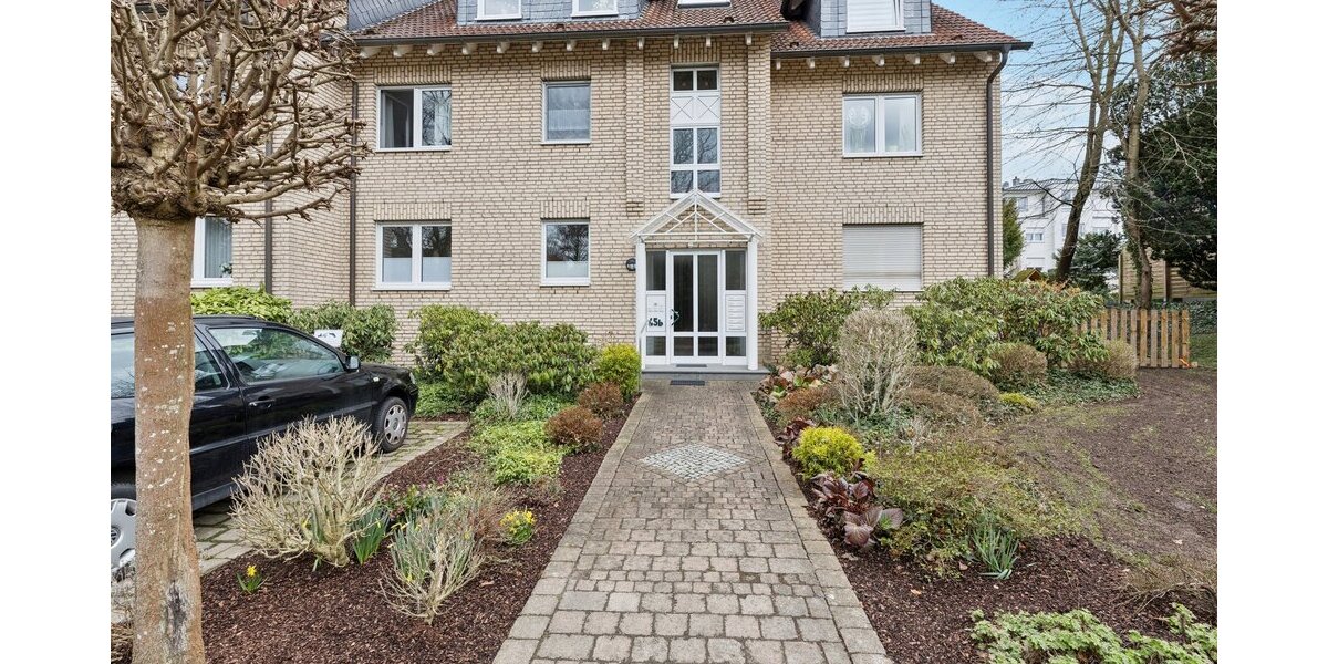 Sofort frei: Gepflegte 2-Zimmer-Erdgeschosswohnung mit großem Balkon & Tiefgaragenstellplatz - Erdgeschoßwohnung Bad Sassendorf | Angebot:25851708