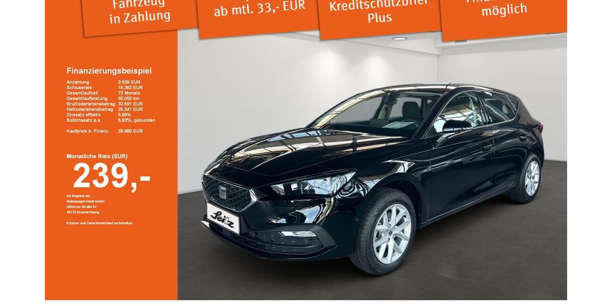 Seat Leon 5.800 km 28.830 &euro; Weingarten 88250