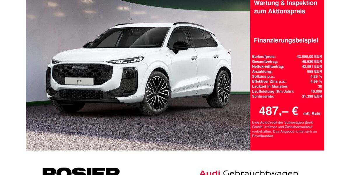 Audi Q3 2.298 km 43.660 &euro; Menden 58706
