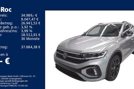 VW T-Roc 3.100 km 34.989 € Bischofsheim 65474
