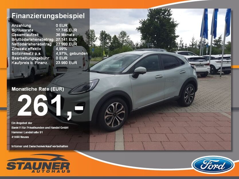 Ford Puma 1.620 km 23.980 € Neustadt / Donau 93333