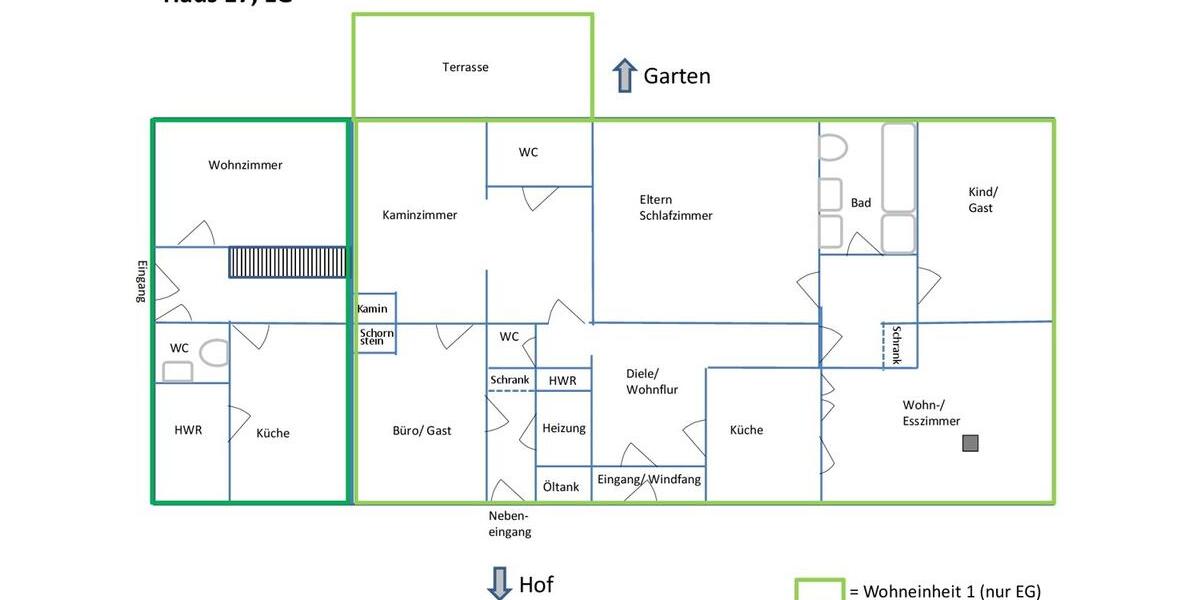 Maisonettenwohnung Visselhövede - 4 Zimmer, 150 m&sup2;, 1.080&euro; | Angebot:26232187