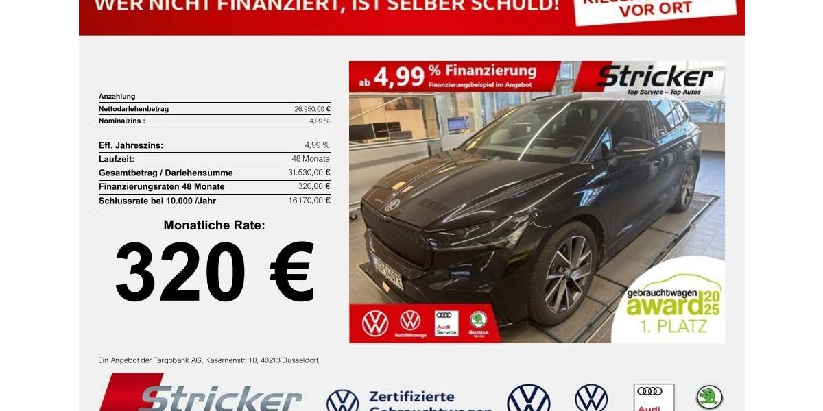 Skoda Enyaq 37.009 km 26.949 &euro; Horn-Bad Meinberg 32805