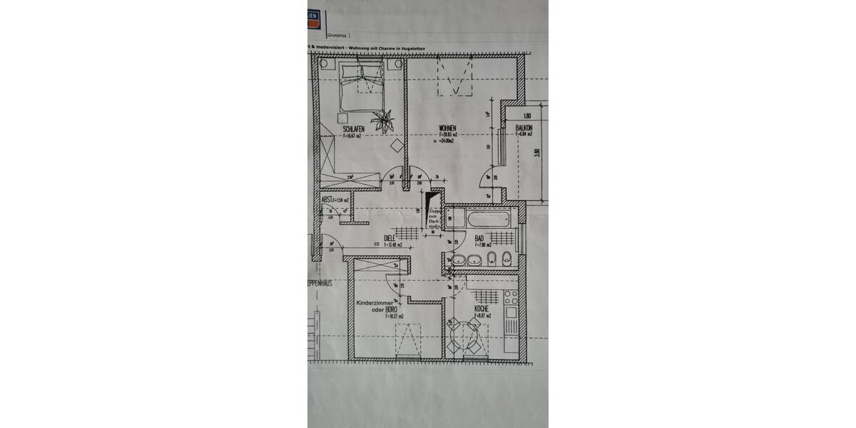 Dachgeschoßwohnung March - 3 Zimmer, 80 m&sup2;, 375.000&euro; | Angebot:25342347