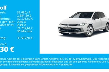 VW Golf 10.100 km 31.490 &euro; Gersthofen 86368