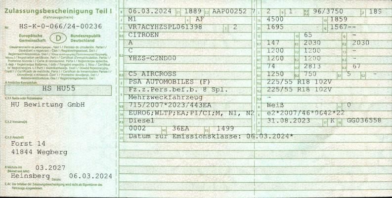 Citroen C5 47.209 km 29.990 &euro; Düren 52353