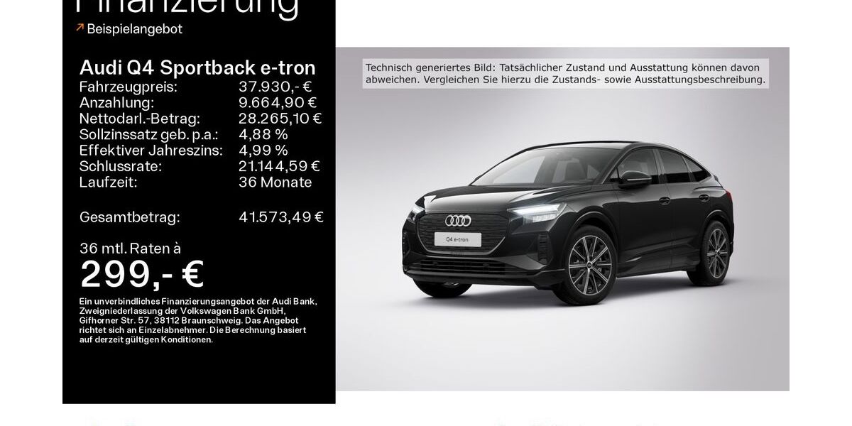 Audi Q4 e-tron 52.722 km 36.980 &euro; Hofheim 65719