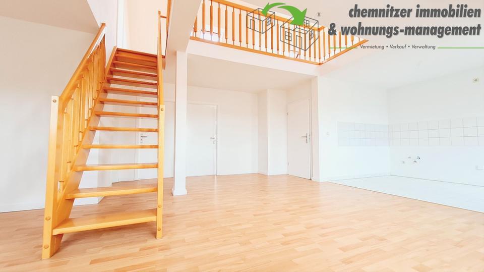 Tageslichtfreundliche 5-Raum-MaisonetteWohnung mit separatem WC auf dem Chemnitzer Sonnenberg