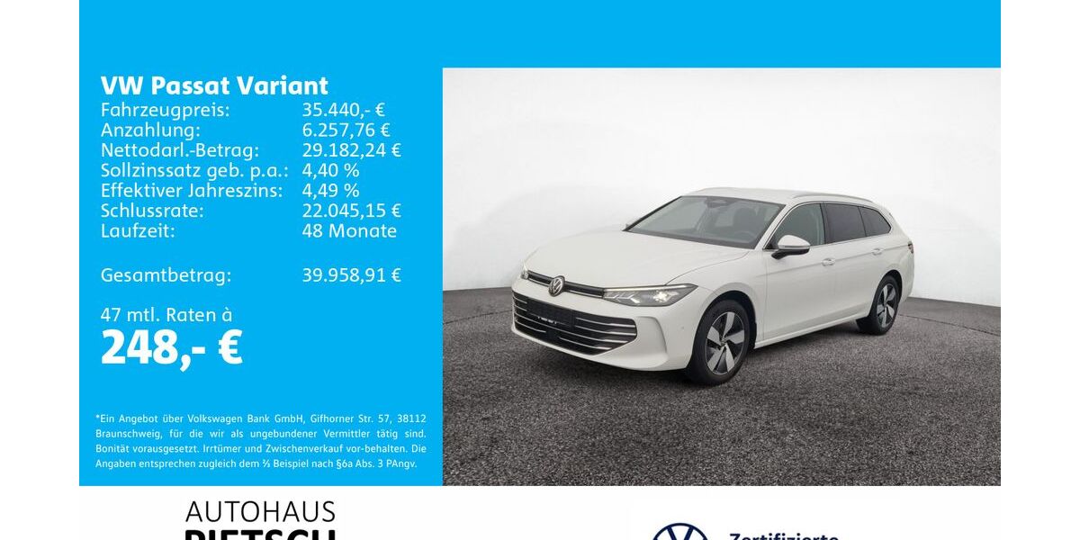 VW Passat Variant 26.246 km 35.440 &euro; Melle 49324
