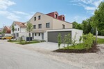 Bezugsfertig! Design Neubau Chalet-Haushälfte mit Doppelgarage und Loisachblick - Doppelhaushälfte Wolfratshausen Farchet | Angebot:26478547