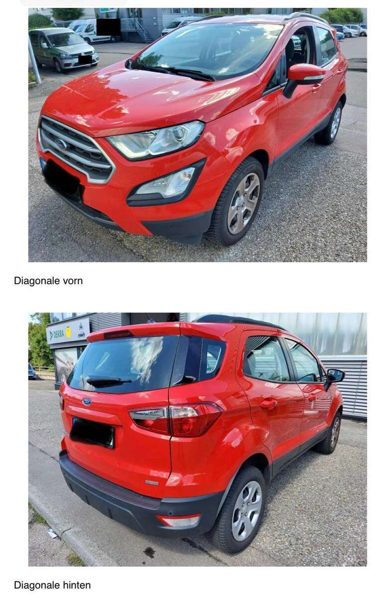 Ford EcoSport 43.330 km 13.500 € Fellbach 70734