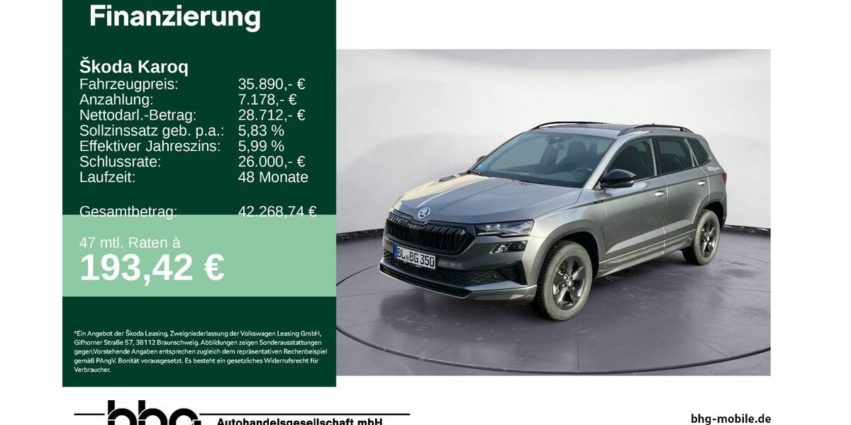 Skoda Karoq 8.131 km 35.890 &euro; Balingen 72336