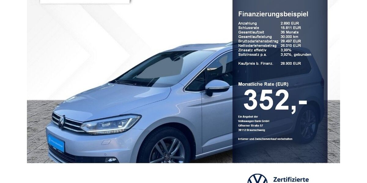 VW Touran 86.206 km 28.400 &euro; Erding 85435