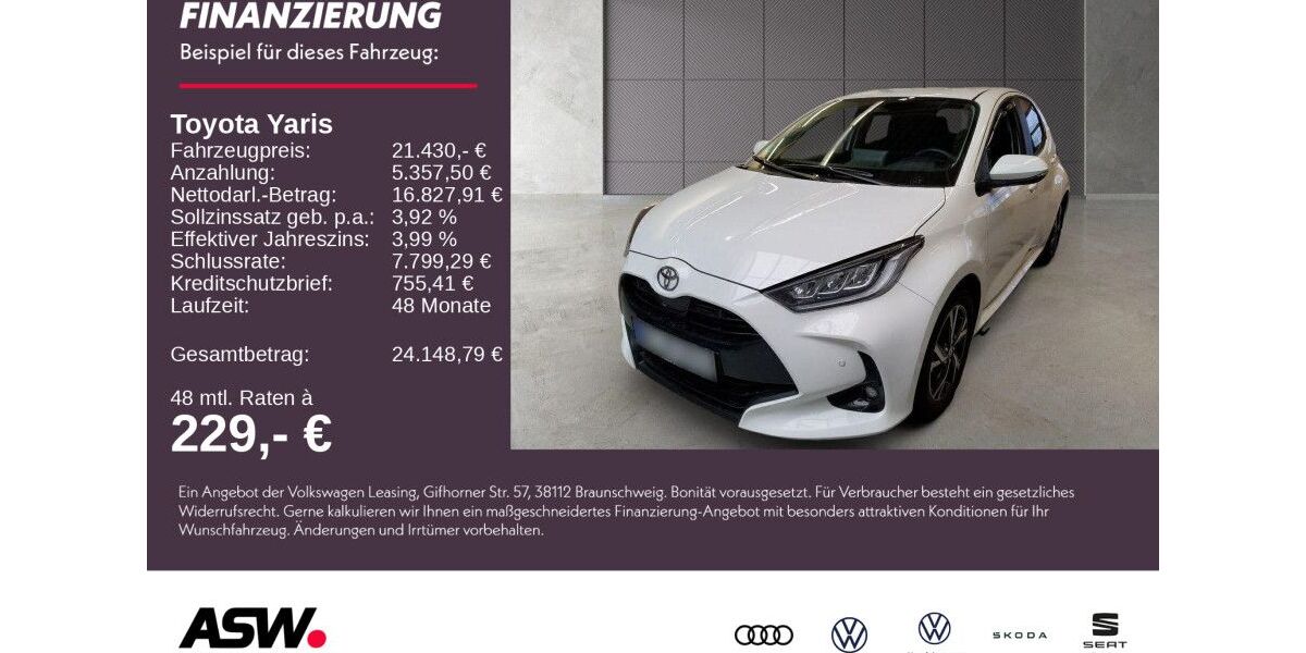 Toyota Yaris 4.600 km 21.430 &euro; Weinsberg 74189