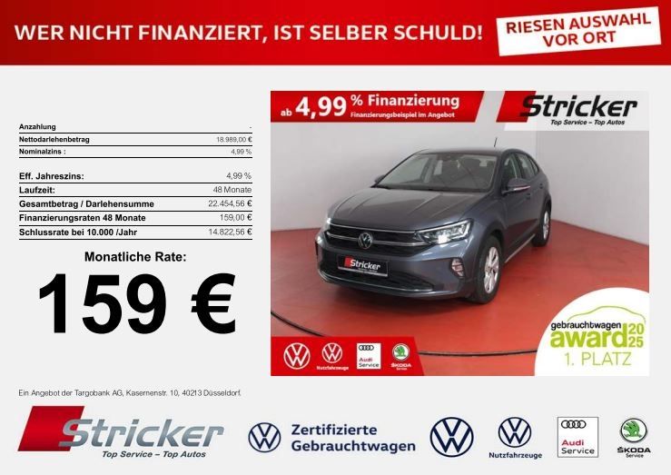 VW Taigo 16.751 km 18.439 &euro; Detmold 32760