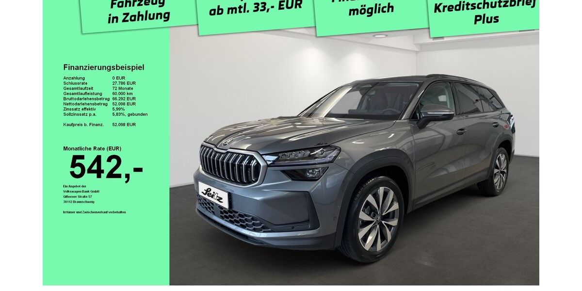 Skoda Kodiaq 9.000 km 52.098 &euro; Kempten 87439