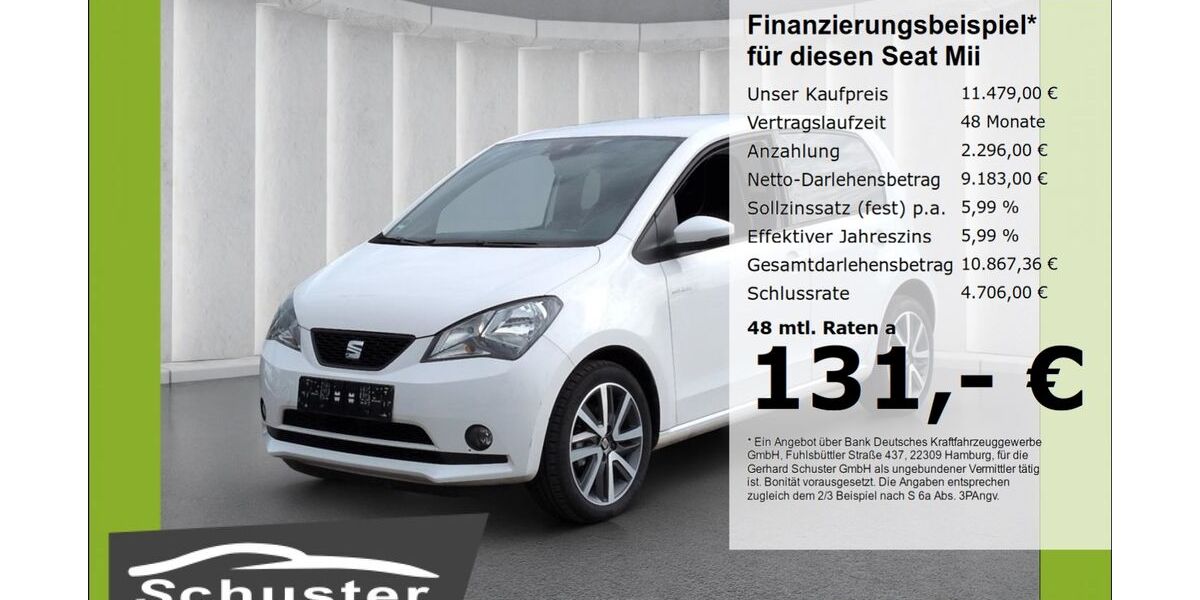Seat Mii 26.851 km 11.479 &euro; Ruhstorf 94099