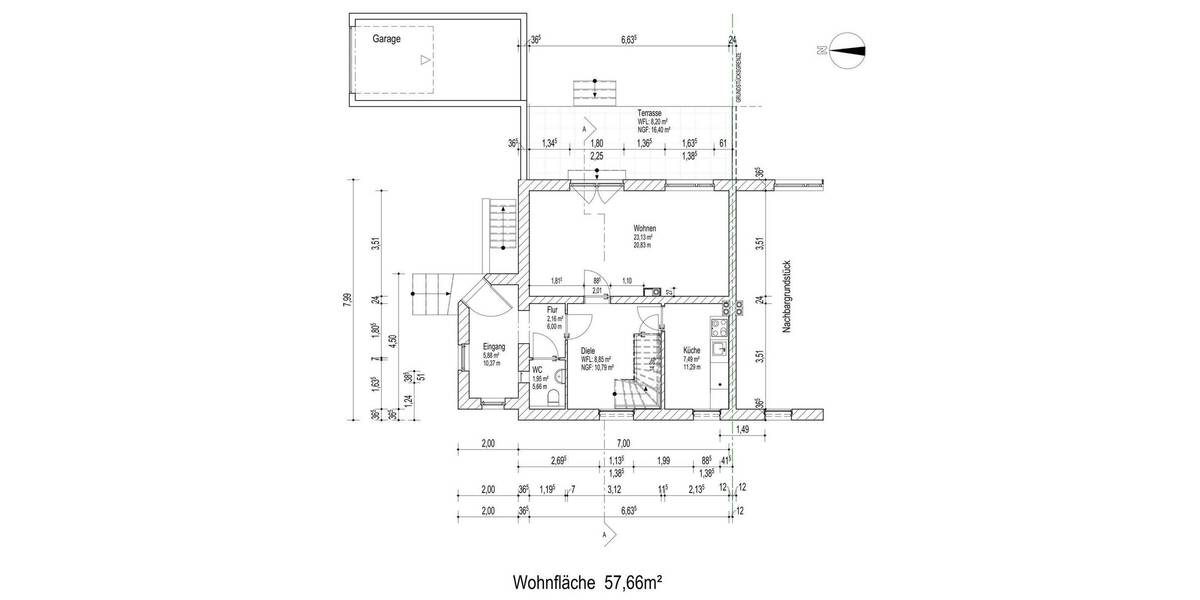 Doppelhaushälfte Leipzig Paunsdorf - 3 Zimmer, 95 m&sup2;, 335.000&euro; | Angebot:26758497