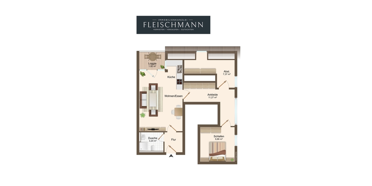 Wohnen über den Dächern der Stadt – zentral, ruhig und mit Weitblick - 2.5 Suhl | Angebot:26845867