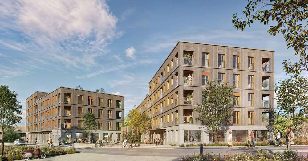 Etagenwohnung Holzkirchen - 3 Zimmer, 58 m&sup2;, 1.359&euro; | Angebot:24843786