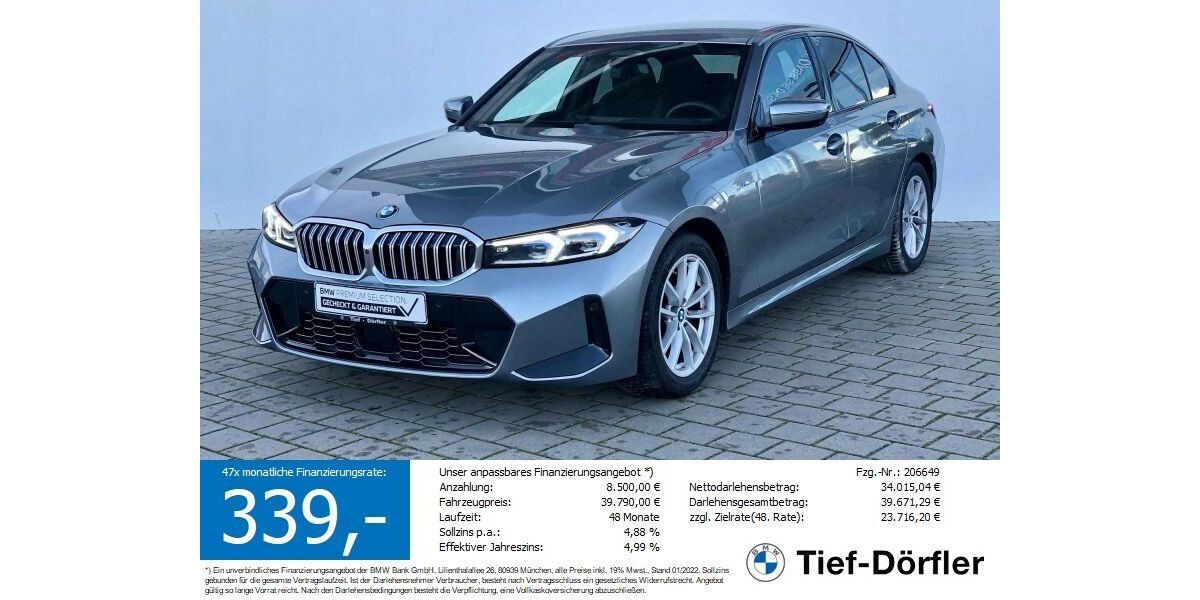 BMW 320 24.937 km 36.349 &euro; Marktsteft 97342