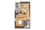 Etagenwohnung Heidenheim Innenstadt - 2 Zimmer, 46 m&sup2;, 245.000&euro; | Angebot:26434891