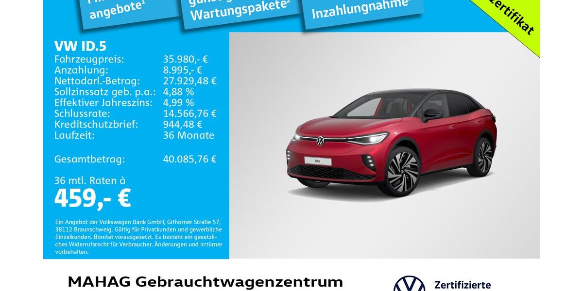 VW ID.5 38.569 km 35.980 &euro; München 80935