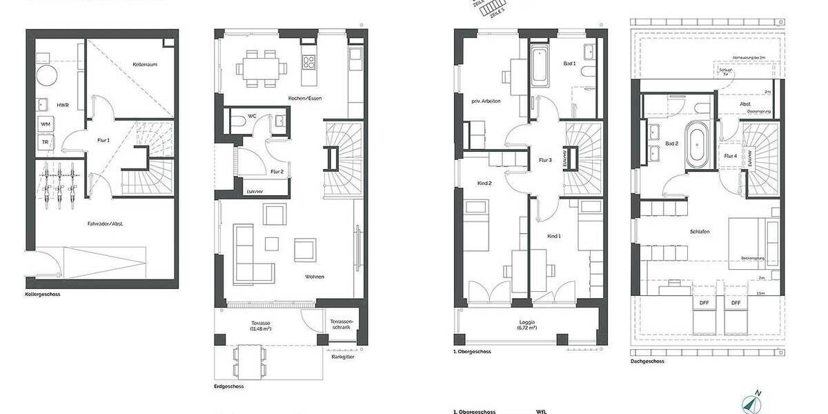 Doppelhaushälfte Kirchheim b. München Kirchheim - 5 Zimmer, 140 m&sup2;, 1.380.000&euro; | Angebot:23940818