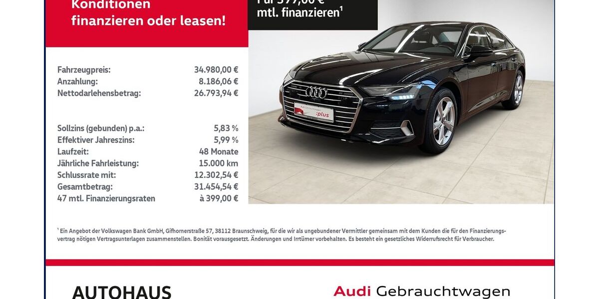 Audi A6 76.630 km 34.979 &euro; Bitterfeld-Wolfen 06749
