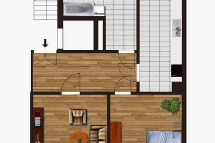 Wohnung Leipzig Süd - 2 Zimmer, 82 m&sup2;, 238.000&euro; | Angebot:26828365