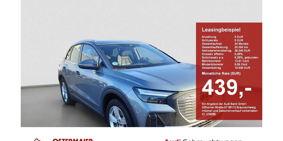 Audi Q4 e-tron 29.144 km 38.245 &euro; Mühldorf am Inn 84453