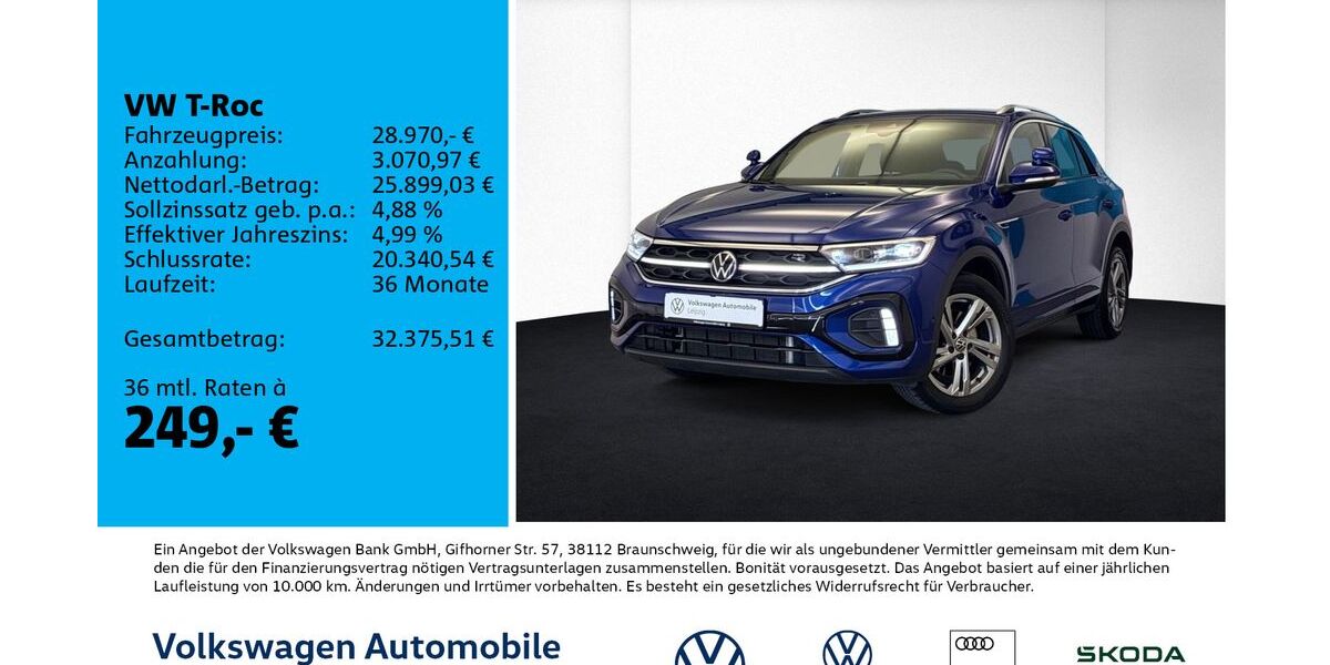 VW T-Roc 41.812 km 28.470 &euro; Leipzig 04277