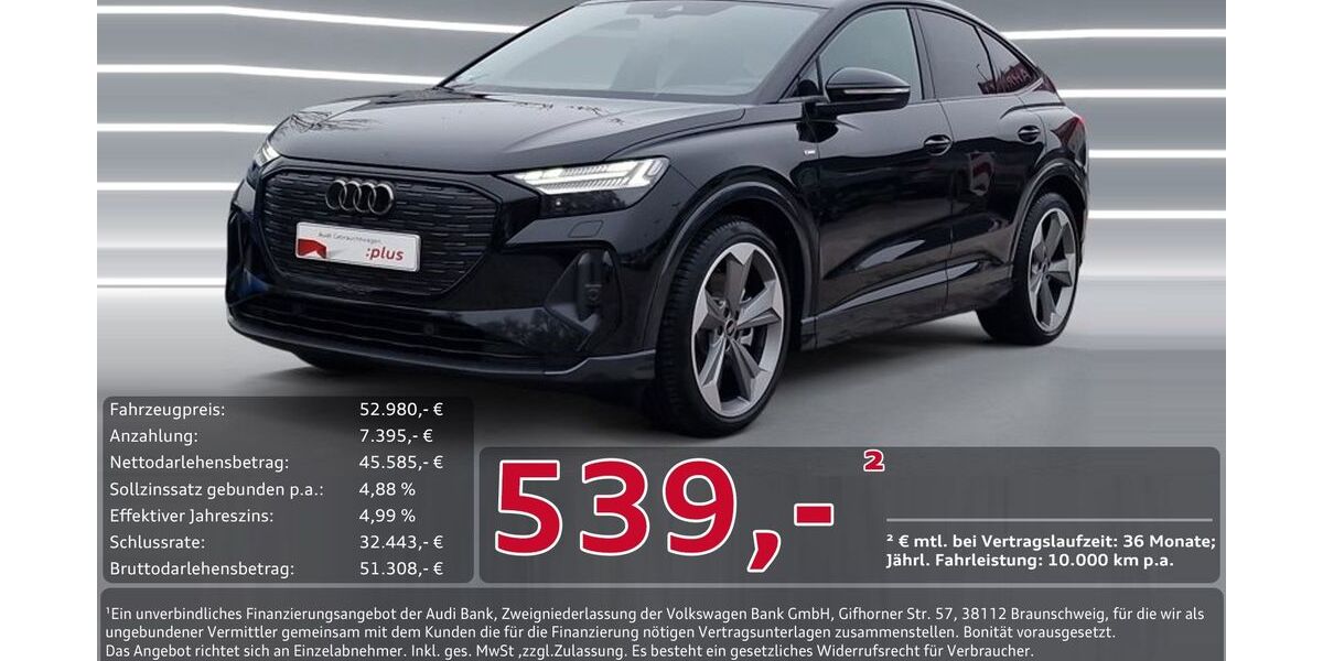 Audi Q4 e-tron 26.600 km 52.980 &euro; Ingolstadt 85057
