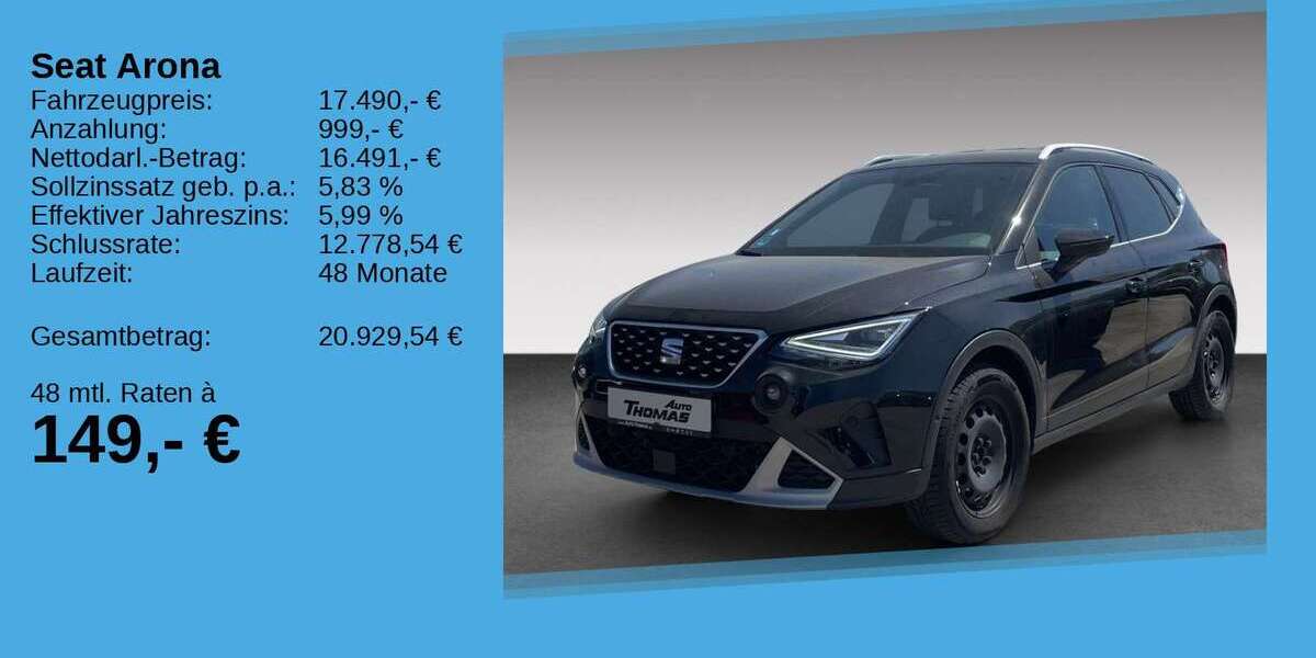 Seat Arona 38.100 km 17.490 &euro; Bonn 53227