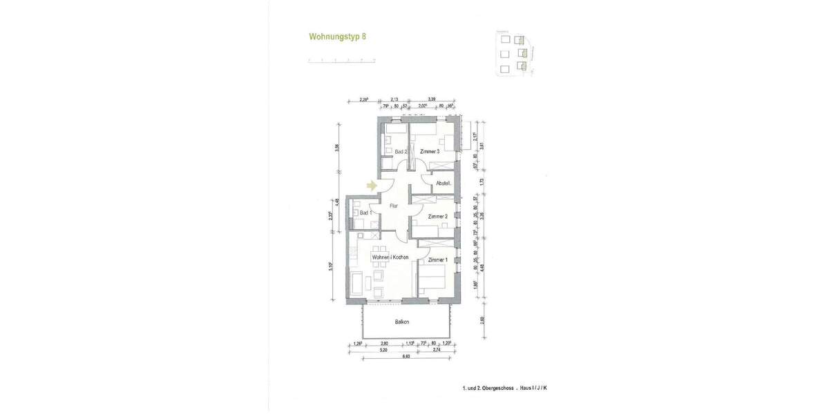 Etagenwohnung Ottendorf-Okrilla Medingen - 4 Zimmer, 97 m&sup2;, 1.570&euro; | Angebot:25734737